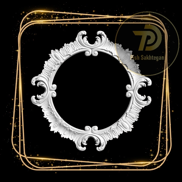 دور لوستر و دورلامپی مدل L04