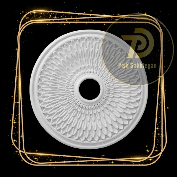 دور لوستر و دورلامپی مدل L08