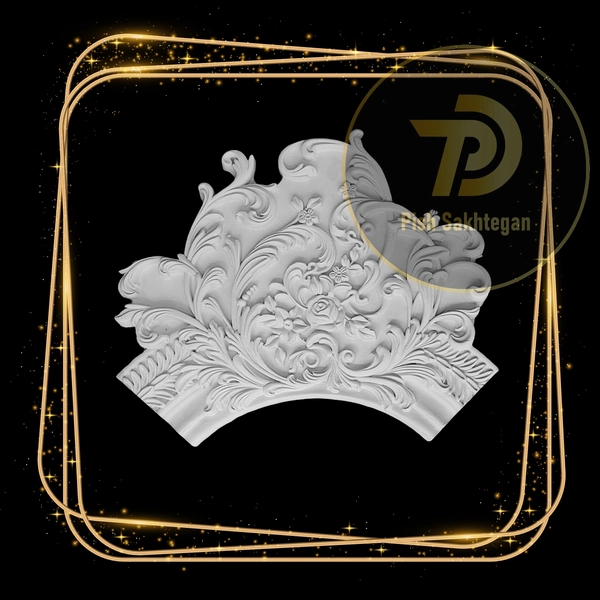 دور لوستر و دورلامپی مدل L09